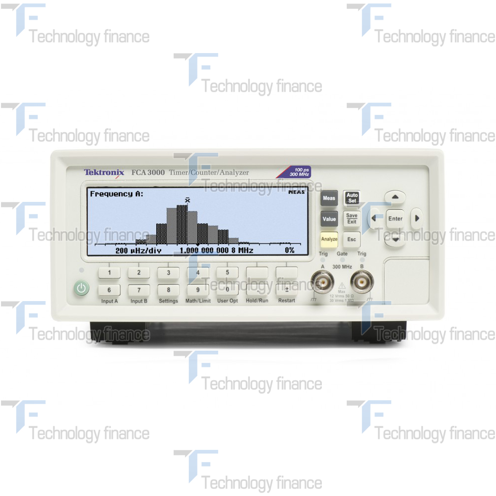 Фронтальная панель частотометра Tektronix FCA3000